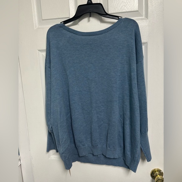BloomChic Crew Neck Sweater Soft Blue Women’s Size 12 NWT - Picture 2 of 9